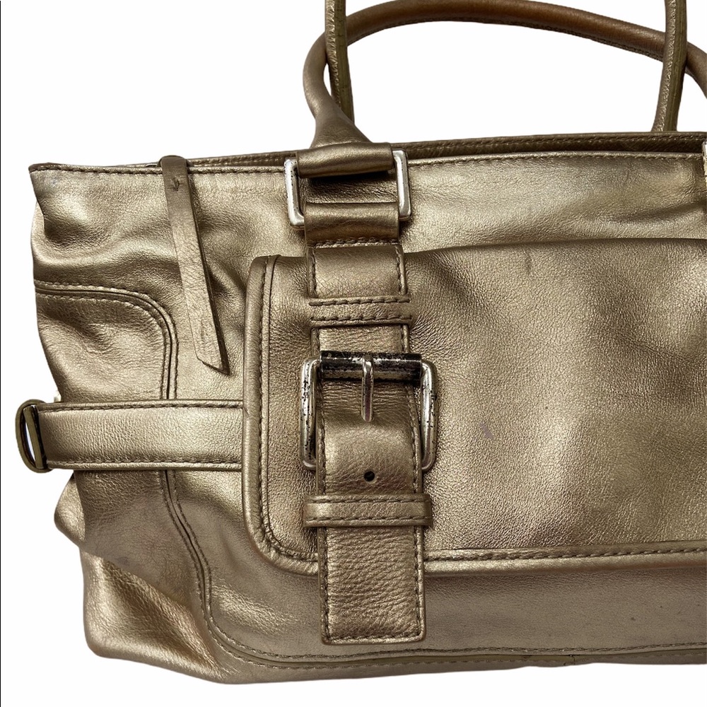 Michael Michael Kors Metallic Gold Leather Bag - Picture 5 of 16